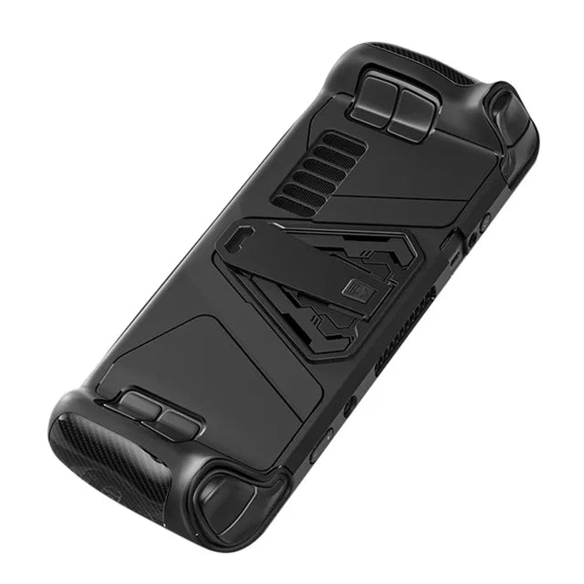 AOLION AL-ST1005 For Steam Deck Protective Case PC+TPU Shockproof Game Console Shell with Alloy Kickstand AOLION AL-ST1005 For Steam Deck Protective Case PC+TPU Shockproof Game Console Shell with Alloy Kickstand